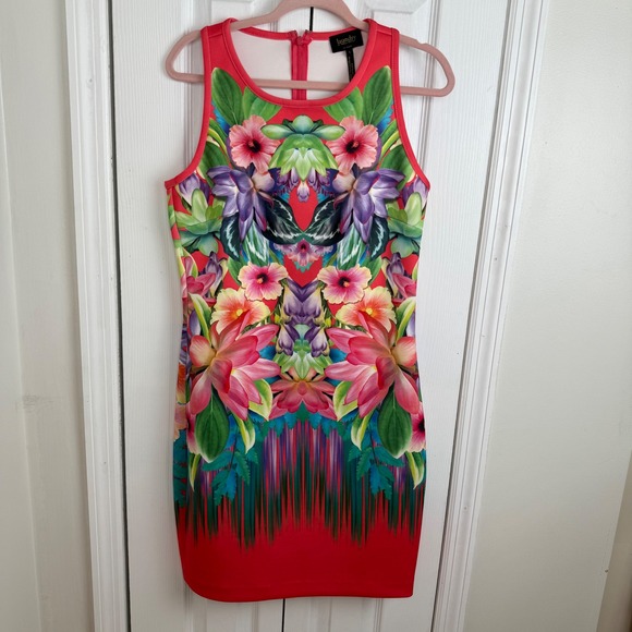 Laundry By Shelli Segal Dresses & Skirts - Laundry by‎ Shelli Segal Tropical Floral Print Scuba Dress Large Body Con Resort